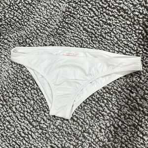 White Victorias Secret Bikini Bottom